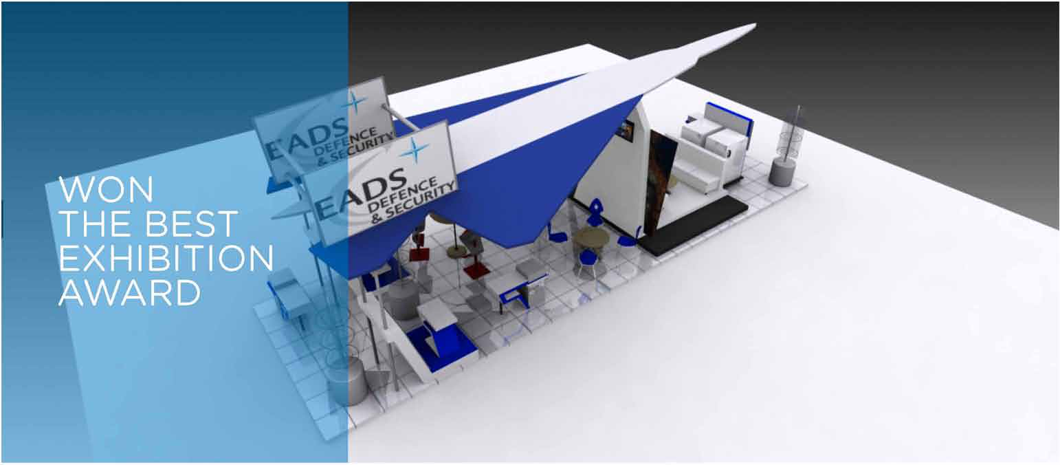 EADS Defence and Security exhibition stand