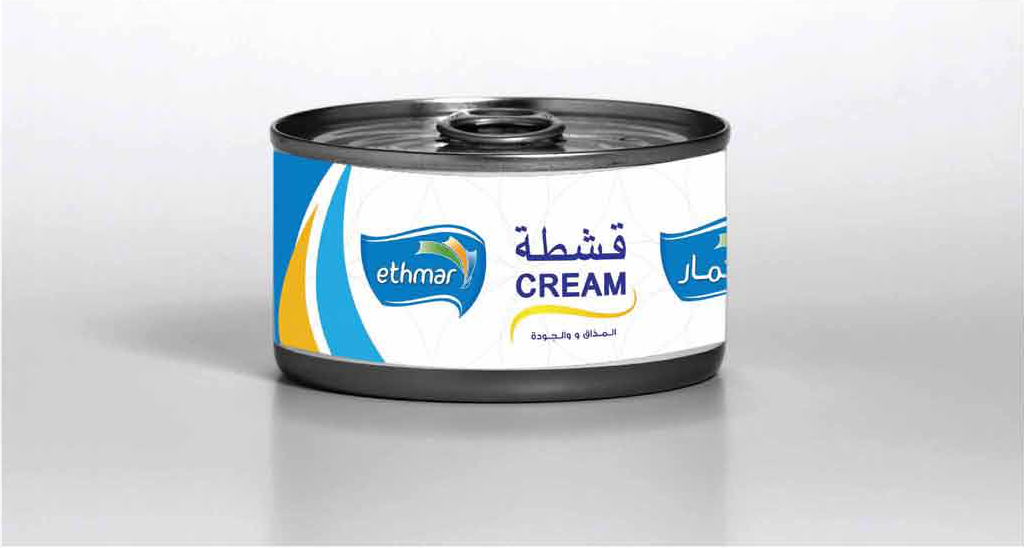 Ethmar cream can packaging